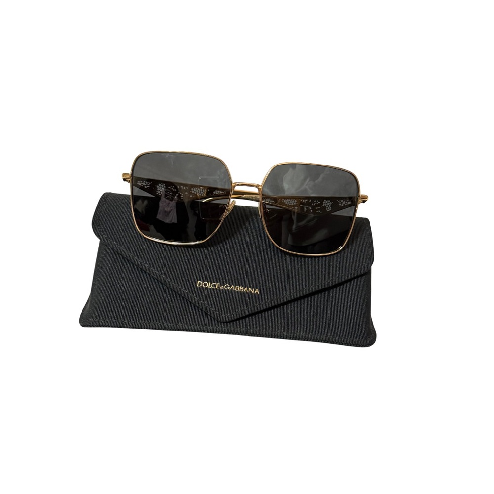 Authentic - Dolce & Gabbana Lace Square Sunglasses, 57mm DG2310 02/87 - Picture 5 of 10